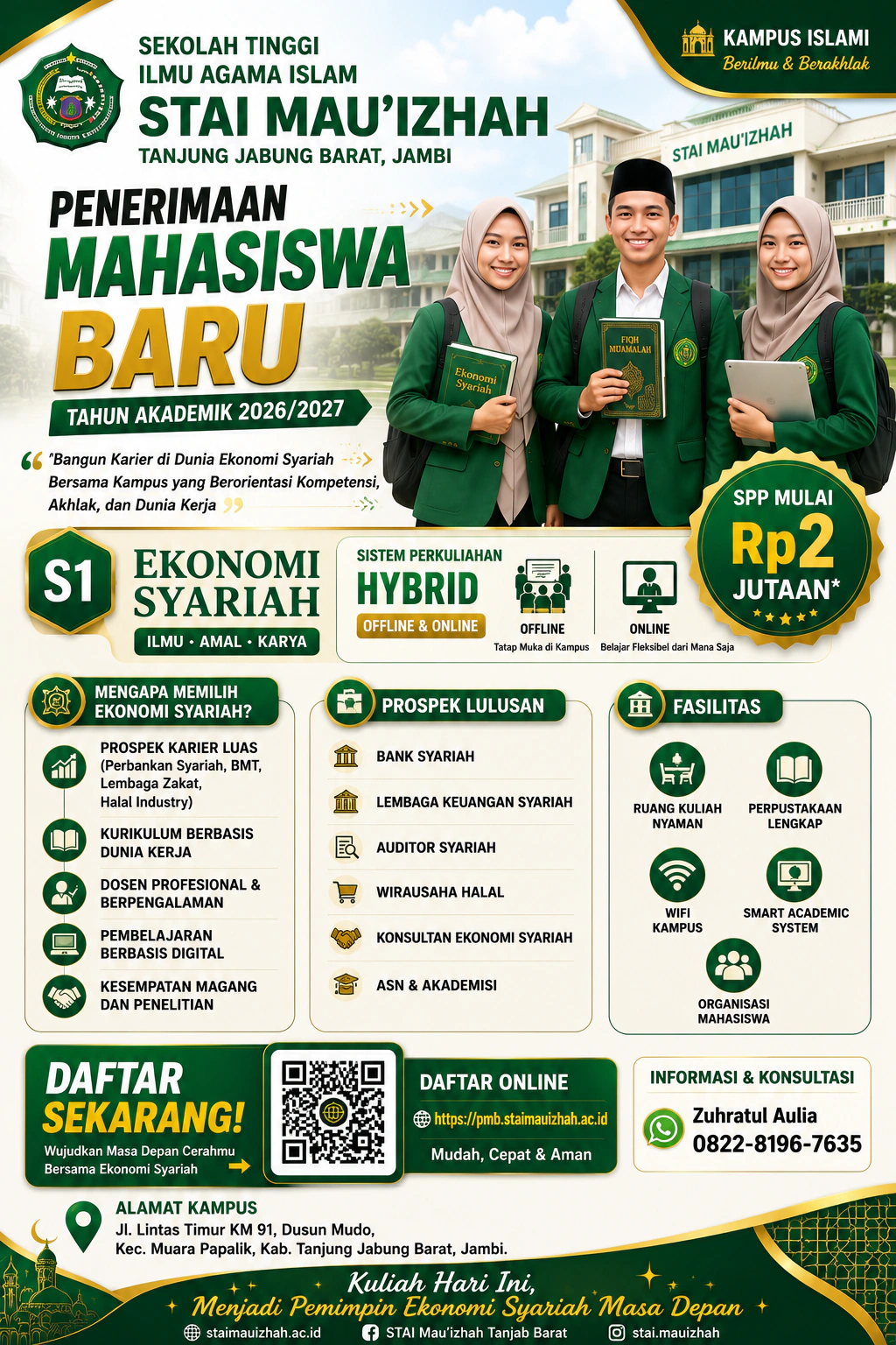 Brosur Mahasiswa Baru Prodi Ekonomi Syariah